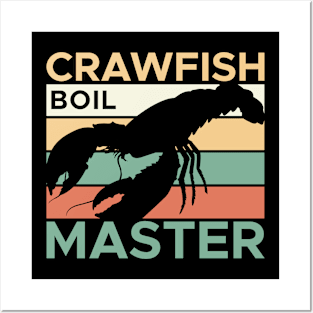 Crawfish Boil Master Cajun Crawdaddy Posters and Art